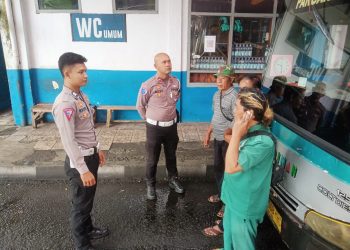 Polres Ciamis Pantau Mobilitas Pemudik Lewat Angkutan Umum: Imbau Sopir Utamakan Keselamatan, Jamin Perjalanan Lebaran Lancar dan Aman