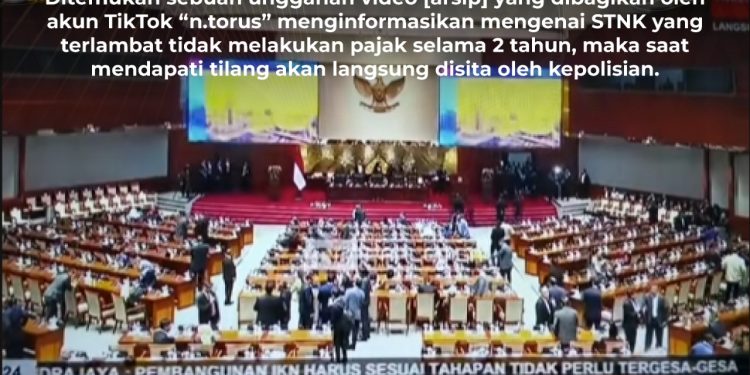 [SALAH] Kendaraan Dengan STNK Telat Pajak 2 Tahun Akan Langsung Disita