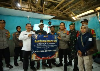 Kapolresta Bogor Kota Berikan Bantuan Renovasi Mushola Al Ikhlas, Wujud Sinergitas dan Kepedulian
