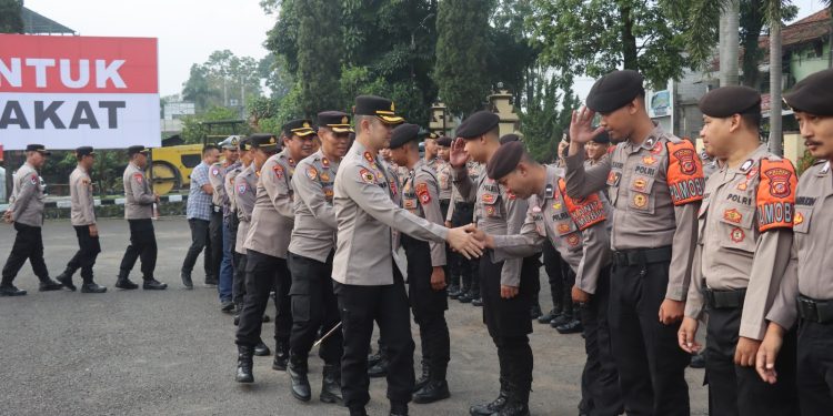 Polres Garut Gelar Halal Bihalal, Rayakan Sukses Operasi Ketupat Lodaya 2025