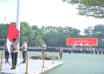Pimpin Upacara Hari Kesadaran Nasional, Wakapolda Jabar Tekankan Kesiapsiagaan Personel