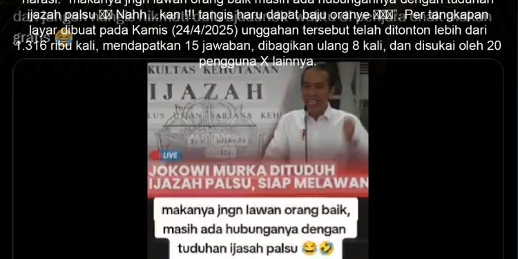 [SALAH] Tangis Haru Dapat Baju Oranye karena Kasus Ijazah Palsu