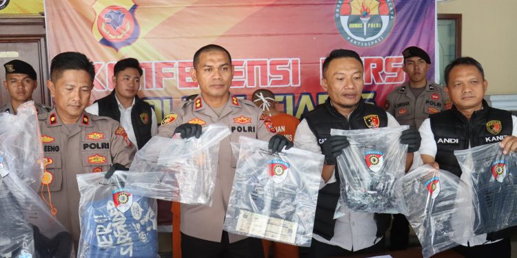 Polres Ciamis Ungkap Kasus Perusakan dan Penganiayaan, Dua Pelaku Ditangkap