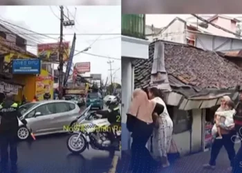 Polisi Bogor Viral Kawal Ibu Hendak Melahirkan di Puncak