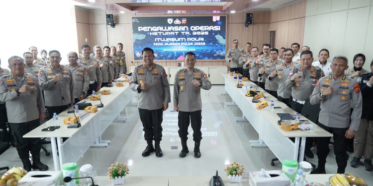 Pengawasan Operasi Ketupat Lodaya Tahun 2025 Oleh Itwasum Polri di Jajaran Polda Jabar