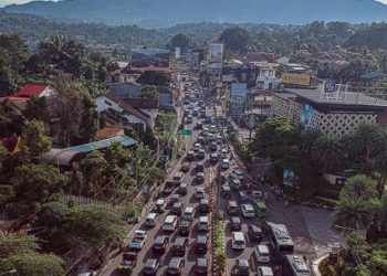 Polres Cianjur Berlakukan Satu Arah di Jalur Puncak-Cianjur Menuju Bogor