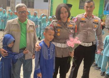 Surat dari Anak TK Sentuh Hati Kasatlantas Purwakarta, “Isinya Sederhana Tapi Penuh Makna”