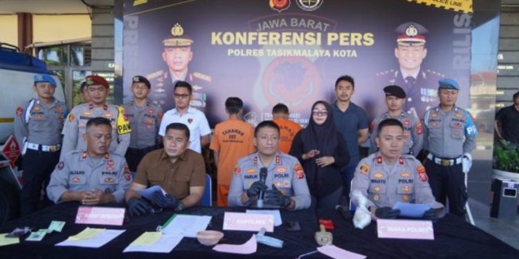 Polres Tasikmalaya Kota Ungkap Kasus Penambangan Emas Ilegal, Dua Pelaku Ditangkap