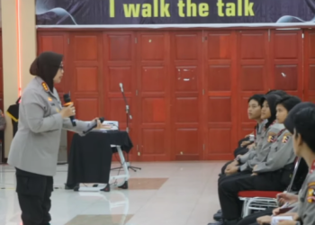 Kapolresta Cirebon Berikan Pembekalan kepada Peserta Didik Diktuk Bintara Polwan Angkatan 57