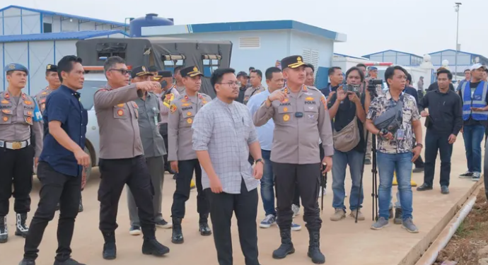 Kapolres Subang Kunjungi PT BYD, Beri Rasa Aman dan Komitmen Berantas Premanisme