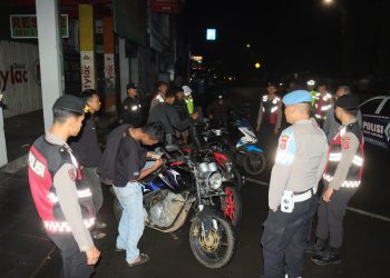 Polres Ciamis Gelar Patroli Skala Besar, Jaga Kondusifitas Wilayah