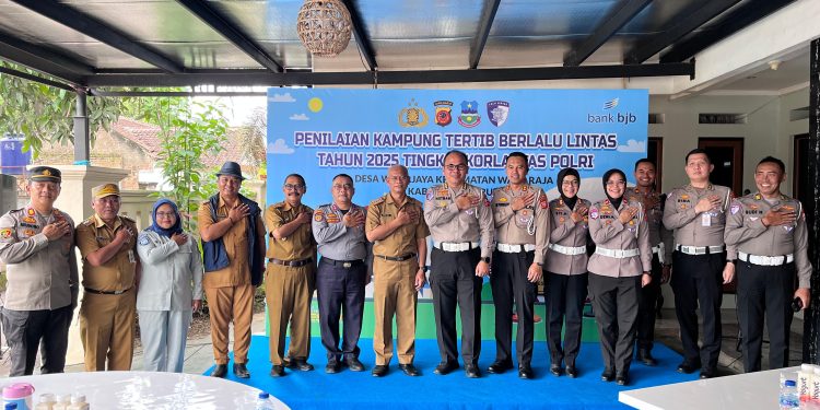 Desa Wanajaya Garut Jadi Kandidat Kampung Tertib Lalu Lintas Tingkat Nasional: Tim Korlantas Polri Lakukan Penilaian