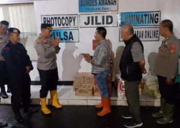 Polres Tasikmalaya Kota Dirikan Posko Kesehatan dan Dapur Umum untuk Korban Banjir Tanjungsari