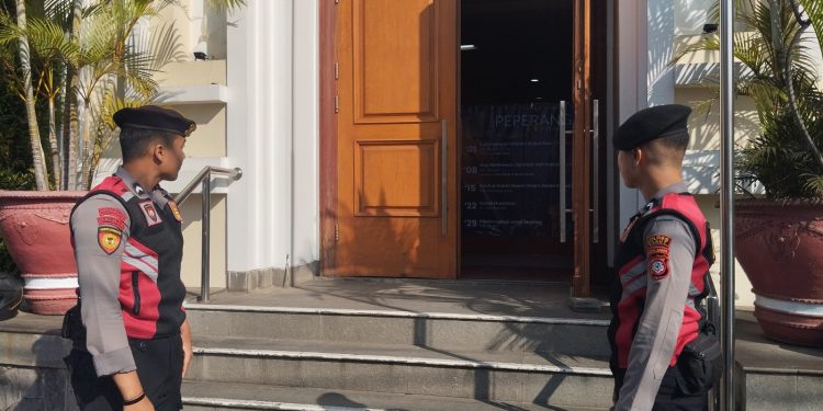 Peringatan Kenaikan Isa Almasih, Polres Garut Berikan Pengamanan Gereja