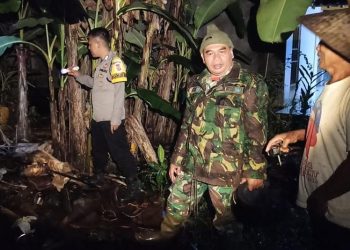 Polisi Ciamis Bantu Warga Lakbok Yang Rumahnya Roboh