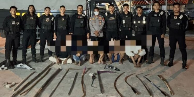 Tim Raimas Polresta Cirebon Gagalkan Tawuran Remaja Di Weru