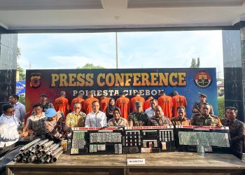 Polresta Cirebon Ungkap 7 Kasus Narkoba dalam Seminggu, 9 Tersangka Ditangkap
