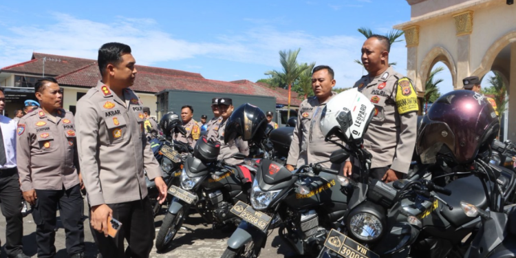 Polres Kuningan Gelar Apel Penggelaran Bhabinkamtibmas, Tekankan Peran Garda Terdepan