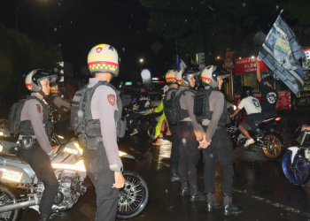 Polres Ciamis Amankan Euforia Kemenangan Persib dengan Tertib dan Kondusif