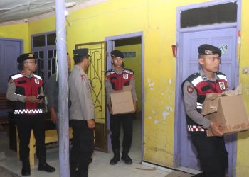 Patroli Skala Besar Polres Indramayu Amankan Ratusan Botol Miras