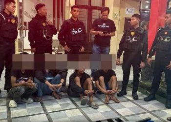 Empat Anggota Geng Motor Ditangkap Usai Serang Mobil Warga di Indramayu