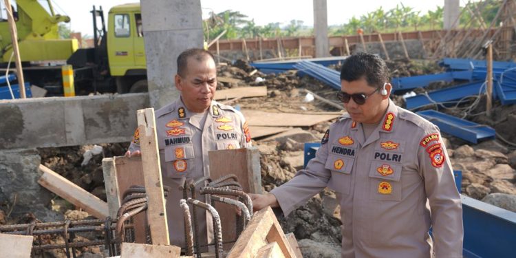 Polda Jabar Tinjau Proses Pembangunan Gudang Ketahanan Pangan Polri di Subang Dan Indramayu