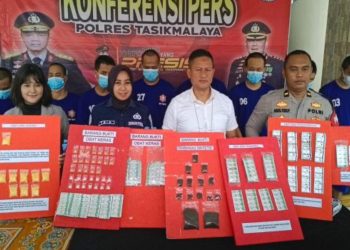 Polres Tasikmalaya Bongkar Dua Kasus Besar Peredaran Narkoba dan Obat Keras Ilegal