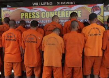 Polres Sumedang Ungkap 9 Kasus Narkoba, 16 Tersangka Diamankan