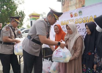 Semarak Hari Bhayangkara: Polres Tasikmalaya Tebar Kebaikan dengan Bantuan Sembako