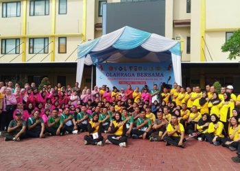 Polresta Bogor Kota dan Kodim 0606 Gelar Olahraga Bersama Rayakan HUT Bhayangkara ke-79