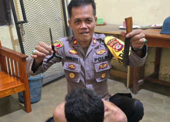 Polsek Cibatu Tangkap Dua Pelaku Curanmor, Aksi Kejar-kejaran Berakhir di Desa Mekarsari