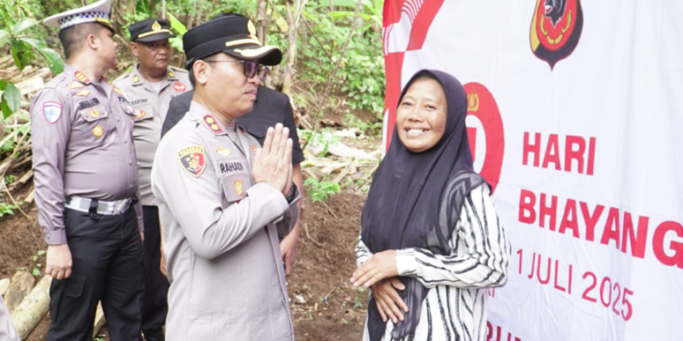 Polres Banjar Rayakan Hari Bhayangkara dengan Bedah Rumah, Wujud Kepedulian kepada Masyarakat