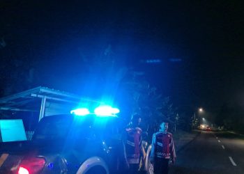 Polsek Tukdana Indramayu Jaga Keamanan Malam Hari: Patroli Strong Point Wiralodra Presisi Cegah Kriminalitas