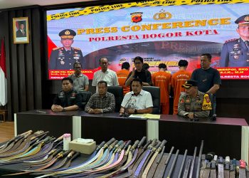 Polresta Bogor Kota Ungkap 11 Kasus Kekerasan dan Kepemilikan Senjata Tajam, 32 Orang Diamankan