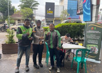 Dokkes Polres Cirebon Kota Gelar Bakti Kesehatan Gratis untuk Driver Ojol dalam Rangka Hari Bhayangkara ke-79