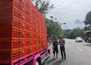 Satlantas Polres Banjar Sosialisasikan Bahaya Kendaraan ODOL di Jalan Siliwangi