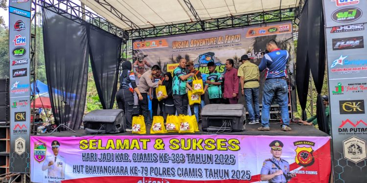 Peringatan Hari Bhayangkara ke-79: Polres Ciamis Gelar Wisata Adventure dan Bakti Sosial di Ciamis
