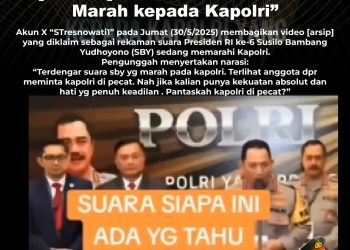 [SALAH] Rekaman Suara “SBY Marah kepada Kapolri”
