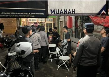 Polres Indramayu Patroli Malam, Sosialisasikan Jam Malam Pelajar dan Himbau Partisipasi Masyarakat