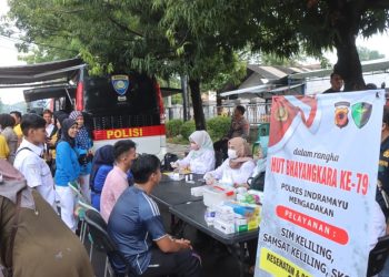 Polres Indramayu Gelar Patroli Skala Besar, Amankan Miras dan Imbau Remaja Hindari Pelanggaran Hukum
