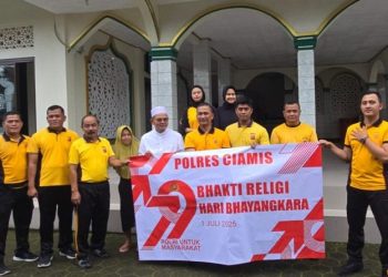 Polres Ciamis Gelar Bakti Religi Jelang Hari Bhayangkara