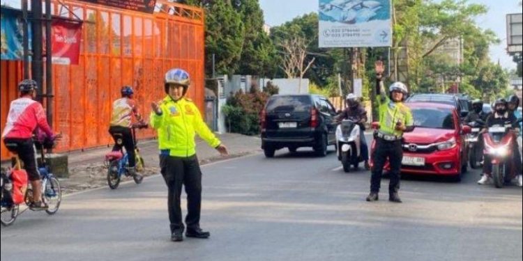 Polres Cimahi Siaga Hadapi Puncak Arus Balik Lembang Pasca Libur Idul Adha