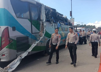 Satlantas Polresta Bandung Tangani Kecelakaan Bus Budiman di Nagreg, 19 Luka, Ramp Check Dilakukan