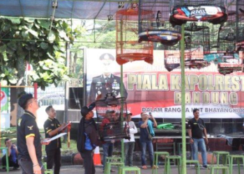 ‘Pakuan Bhayangkara Kicau Mania’: Polrestabes Bandung Gelar Lomba Burung Kicau