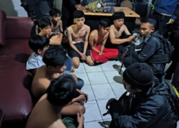 Patroli Gabungan Polrestabes Bandung Ringkus 19 Terduga Geng Motor