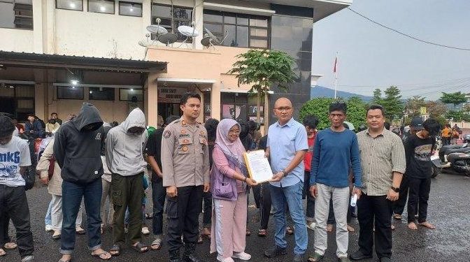 Tawuran di Cadas Pangeran, Polres Sumedang Tetapkan 8 Tersangka