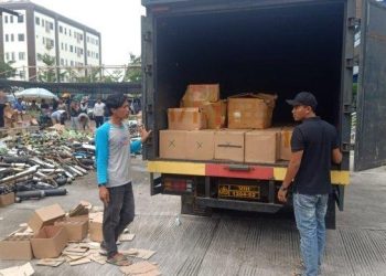 Cegah Gangguan Kamtibmas, Ratusan Botol Miras Disita Polisi di Sumedang