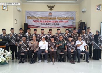 Polres Majalengka Hadiri Pengukuhan Pengurus Baru Persatuan Purnawirawan Polri Cabang Majalengka