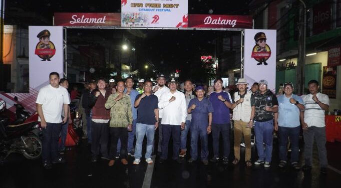 Polres Banjar Sukses Gelar Car Free Night Citanduy Festival dalam Perayaan Hari Bhayangkara ke 79