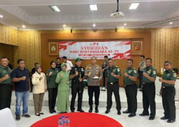 TNI-Polri Majalengka Tunjukkan Sinergitas di Hari Bhayangkara ke-79